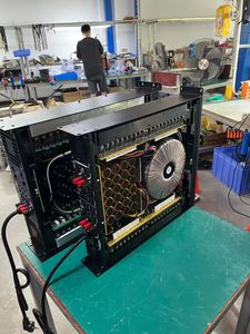 AB4800 800W 1000W 2U 4 Channel Color Screen Professional Audio Power Amplifier Metal Stage bar Gym Conference System - Product Image 6