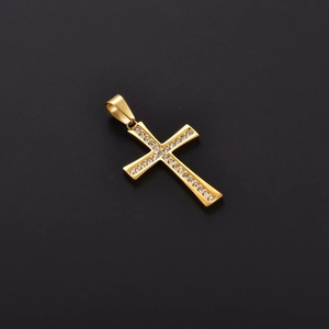 Joyería Religiosa con Colgante de Cruz de Jesús en Acero Inoxidable para Hombres y Mujeres Católicos - Product Image 2