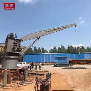 Promotion : Grue de pont pour bateaux de 10 tonnes, 5 tonnes, et grue à flèche articulée offshore de 15 tonnes, avec support d'installation gratuit - Product Image 6