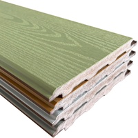 Panneau mural WPC Greenwood 120x13mm 3ème génération Matériau ASA Imperméable Ignifuge Panneau WPC pour la décoration murale de la maison et de l'hôtel