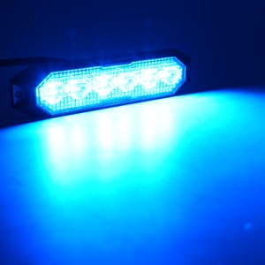 6-<span class=keywords><strong>LED</strong></span> ánh sáng nhấp nháy SAE R65 estroboscopica <span class=keywords><strong>Dash</strong></span> màu xanh nướng nhấp nháy đèn <span class=keywords><strong>LED</strong></span> cho xe khẩn cấp 12V xe phụ kiện ánh sáng - Product Image 4