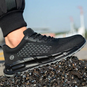 Breathable <b>Comfortable</b> 10kv Insulation Black Security Functional <b>Work</b> Safety <b>Shoes</b> Anti Smashing <b>Shoes</b> - Product Image 4