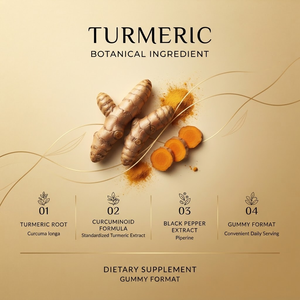 Gomitas de Cúrcuma con Pimienta Negra de Alta Potencia OEM ODM, 100 Unidades, Fabricante Mayorista - Product Image 2