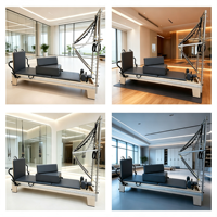 Reformer Pilates Tower Kayu Maple Full Track Grosir untuk Studio Rumah