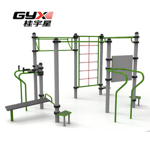 Station d'entraînement de calisthénie en acier pour <span class=keywords><strong>parc</strong></span> public, équipement de fitness extérieur pour entraînement de rue, OEM/ODM acceptés - Product Image 5