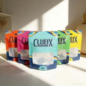 Custom Printed Heat Seal Aluminum <b>Foil</b> Freeze Dried Candy Packaging Doypack Stand up Pouch Mylar Bags With Clear <b>Window</b> - Product Image 1