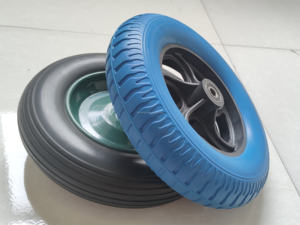 <span class=keywords><strong>Rueda</strong></span> Sólida Azul de 14 Pulgadas Resistente a Pinchazos, Tamaño 3.25-8, Diámetro del <span class=keywords><strong>Eje</strong></span> de 16 mm, para <span class=keywords><strong>Carretilla</strong></span> de Trabajo Pesado - Product Image 2