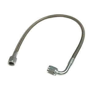 Groothandel 4an <span class=keywords><strong>Turbo</strong></span> Olietoevoerlijn Roestvrij Staal Gevlochten An4 90 Graden Rechte Slang Einddruk Afstandsbediening Turbocompressor Olie Afvoer - Product Image 4