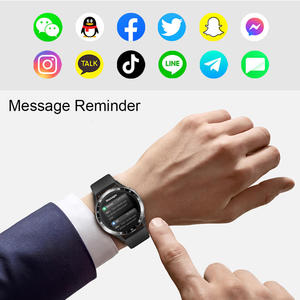 สมาร์ทวอทช์ผู้ชายทรงบางพร้อมหูฟังบลูทูธ NFC โทรออกได้ วัดอัตราการเต้นของหัวใจ สำหรับออกกำลังกาย กีฬา กันน้ำ IP67 ติดตามกิจกรรม - Product Image 4