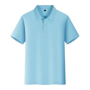Camicia Polo Personalizzata da Uomo con Bottoni, Moda Business, <span class=keywords><strong>Abbigliamento</strong></span> da Lavoro, T-shirt a Maniche Corte, Top Casual, <span class=keywords><strong>Abbigliamento</strong></span> Maschile da Strada - Product Image 5