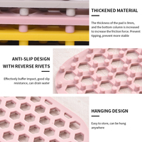 Tapis de protection pour évier de cuisine en silicone Accessoire antidérapant et résistant à la chaleur pour le placement moyen de vidange de la cuisine à domicile