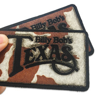 Étiquettes rectangulaires personnalisées en cuir de cheval avec logos découpés au laser, thermocollantes pour vêtements, autocollantes