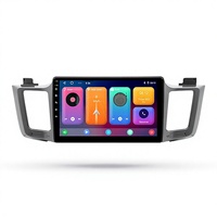 TOPSOURCE Pour RAV4 : Système de navigation Android avec grand écran central, interconnexion téléphone mobile et CarPlay