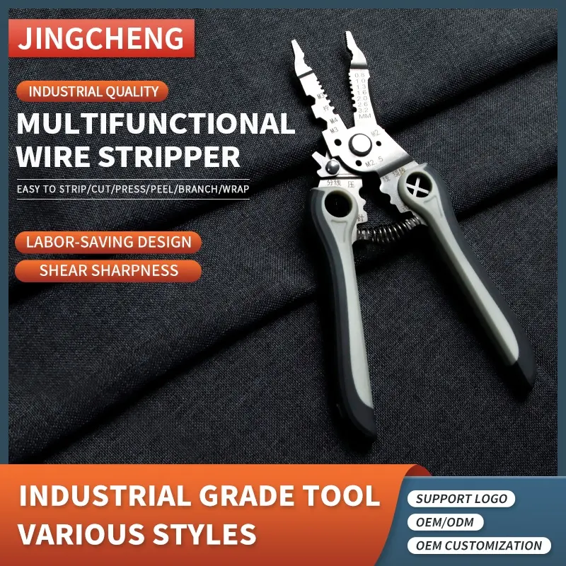 Durable Middle Cable Self-Adjusting Professional Wire Stripper Hand Tools For Wire Cutting