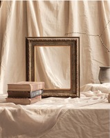 Cadre photo personnalisé en résine dorée, orné, vintage, rétro, antique, écologique, avec moulures sur mesure pour mur
