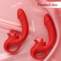 Mundleckender Zungen-Vibrator mit 10 Modi, USB-wiederaufladbar, wasserdicht, für die G-Punkt- und Klitorisstimulation bei Frauen