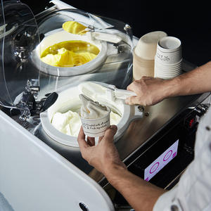 Nueva Máquina de Helados <span class=keywords><strong>MILES</strong></span> Todo en Uno, Congelador Rápido, Refrigerada por Aire, para Horeca, Food Trucks, Eventos al Aire Libre <span class=keywords><strong>y</strong></span> Negocios - Product Image 1