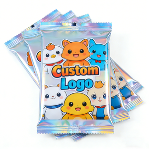 Op maat bedrukte TCG Trading <span class=keywords><strong>Card</strong></span> Blind Box Individuele Booster Pack Opaak Hitteverzegelbaar Willekeurige Kaarten Verpakkingszak - Product Image 1