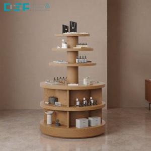 Exhibidor de Madera Multifuncional de Lujo de Fábrica Vietnamita DSP para Productos de Cosmética y Cuidado de la Piel - Product Image 3