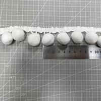 ZSY usine directe personnalisé jumbo gros pompon frange tresse bobble ball pompon dentelle pom pom garniture