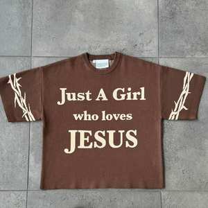 Camiseta personalizada, camisetas de Jacquard para hombre, camiseta de manga corta de tejido de punto pesado - Product Image 1