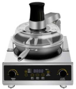 Electric Stainless Steel Automatic Wok Cooking <b>Machine</b> Home Commercial Use Table Top Self-Stirring Plug-And-Play Easy - Product Image 1