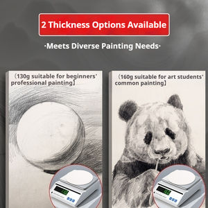 Papier à <span class=keywords><strong>dessin</strong></span> A4/8K/A3/4K pour le <span class=keywords><strong>dessin</strong></span> et l'esquisse Minimaliste 50 feuilles Pâte de bois naturelle 130g/160g Étudiants en art et enfants Débutants - Product Image 2