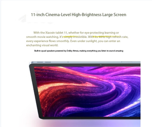 Xiaoxin Tablet 11 <span class=keywords><strong>2</strong></span>.5K Oogbescherming Ultra Heldere Grote Schermdichtheid 6300ai Tb335fc 6G + 128Gb Wifi Deep Space Gray - Product Image 3