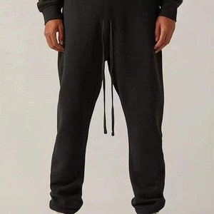 Người Đàn Ông Của 100% Bông Thể Thao Biểu Tượng Tùy Chỉnh Heavyweight Chạy Bộ Quần Với Eo Đàn Hồi Chất Lượng Cao Giản Dị Quần Với Dây Kéo - Product Image 4