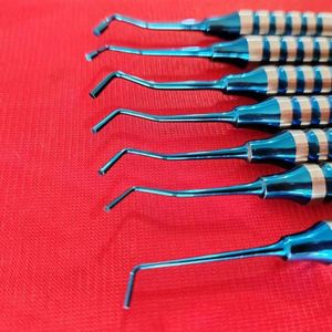 7 pièces/ensemble d'outils médicaux pour le remplissage de poudre d'os d'<span class=keywords><strong>implant</strong></span> dentaire, la livraison, le compactage, l'extrusion, la cuillère d'os, le meulage - Product Image 3