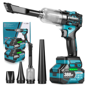 Souffleur à feuilles électrique sans balais YOFIDRA, souffleur turbo portatif, outil de soufflage de poussière pour batteries 18V - Product Image 1