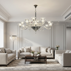Lámpara de Araña de Cristal de Lujo Estilo Mille Nuits, Diseño Escalonado Personalizable, Fabricación Artesanal, Suministro de Fábrica para Penthouse de Lujo - Product Image 2