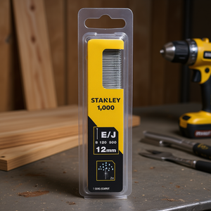 Stanley E/J  12mm Paquete de 1000 Unidades Recubiertas de Zinc para Madera y Metal - Product Image 3