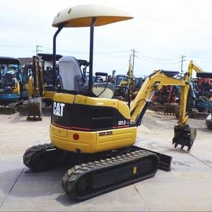 Mini-excavatrices sur chenilles Caterpillar 301.5 d'occasion bien entretenues, certifiées CE, 2 tonnes, avec accessoire de préhension - Product Image 3