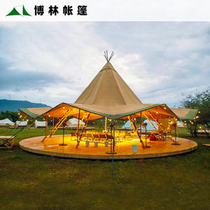 Carpa Tipi Grande para Reuniones de Varias Personas, Carpa de Paja Grande, Carpa Pagoda para Ocio - Product Image 3