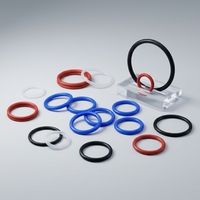 Joint torique FVMQ en fluorosilicone bleu et rouge de haute précision, haute élasticité, avec logo personnalisé OEM/ODM, prix usine, pour applications aérospatiales et de défense