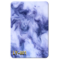 Plaque acrylique à motif de nuage d'écoulement spécial DIY Plaque de mica fantaisie pour plexiglas Plaque de marbre PMMA Feuilles de plastique moulé 5mm 1mm 3mm