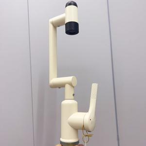 ก๊อกน้ำอ่างล้างหน้าสีขาวนม Teglida แบบก้านเดี่ยว ติดตั้งบนเคาน์เตอร์ วัสดุทองเหลือง พร้อมแกนวาล์วอเนกประสงค์ สำหรับอ่างล้างหน้า - Product Image 2