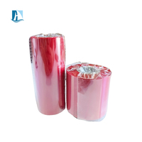 Cinta de impresora de código de barras de transferencia térmica al por mayor de fábrica Color negro 110mm x 450m cinta de resina de cera TTR en Stock