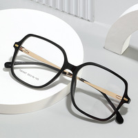 MS TM1047 Lunettes de vue tendance de haute qualité, nouveau style, monture carrée en TR90 + métal et acétate avec verres AC