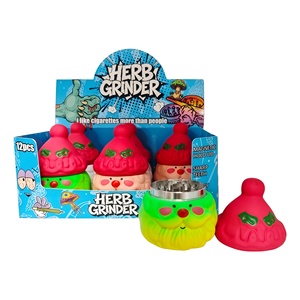 Christmas Metal Tobacco <b>Herb</b> <b>Grinder</b> Santa Claus Metal Teeth Spice Crusher - Product Image 4