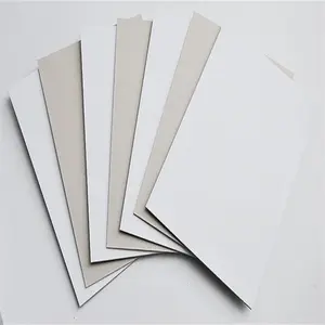 Heißer Verkauf recyceln 0.2 Mm-4Mm beschichtetes Duplex papier brett mit grauer Rückseite für Karton kasten im Rollen papier