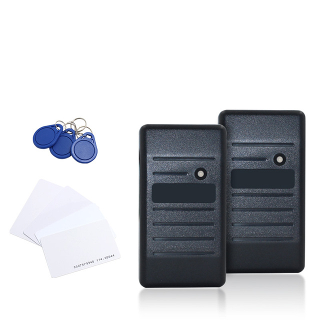 Waterproof Proximity Card Reader With RS232 Wiegand 26 Bit Output 125khz RFID  Access Control Card Reader
