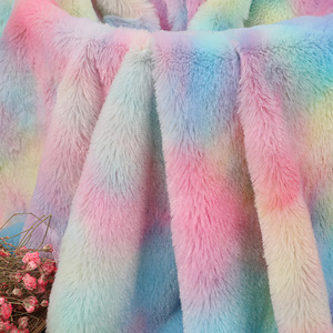 Tessuti arcobaleno PV <span class=keywords><strong>velluto</strong></span> Tie Dye arcobaleno peluche divano cuscino cuscino morbido <span class=keywords><strong>velluto</strong></span> <span class=keywords><strong>rosa</strong></span> - Product Image 3