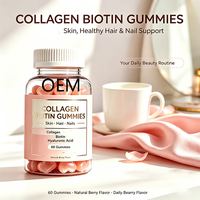 Gummies éclaircissantes et blanchissantes au L-Glutathion, marque privée OEM, suppléments de collagène pour femmes, pour des cheveux lisses et une peau éclatante