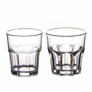 Verre à shot octogonal personnalisable avec logo, 6 oz, en plastique transparent, pour fête, 150 ml, mug à bière en plastique PC - Product Image 1