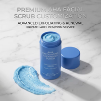 Crème exfoliante pour le visage à la vitamine C AHA personnalisable, blanchissante et hydratante pour peaux normales