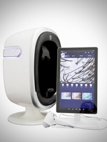 Dispositivo Analizador de Piel y Cuero Cabelludo 2 en 1 Profesional, Detector Digital de Piel y Cabello con Informe de Análisis Imprimible para Salón