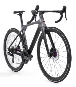Vélo de route entièrement en carbone 2026 SHIMANO 105 R7120 hydraulique 24 vitesses, jante carbone 3K Center-Lock 60 mm, guidon carbone, vélo complet - Product Image 1