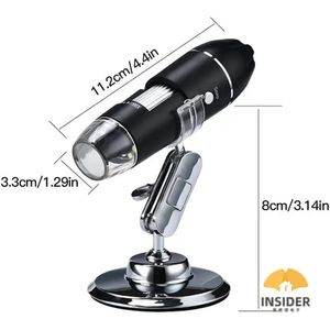 <span class=keywords><strong>Microscope</strong></span> numérique 1600X X4 caméra <span class=keywords><strong>3In1</strong></span> type-c USB Portable électronique pour souder loupe LED pour la réparation de téléphone portable - Product Image 3